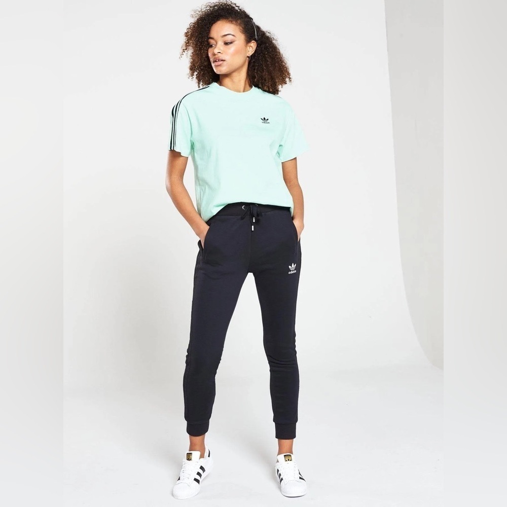 Womens Adidas Originals Mint Oversized Tee - Green size M